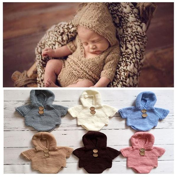 

hair accessories born baby pography props rompers for boy girl clothes knit outfits fotografia po shoot, Slivery;white