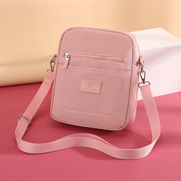 

small messenger 2021 new trendy solid nylon bag leisure fashion backpack