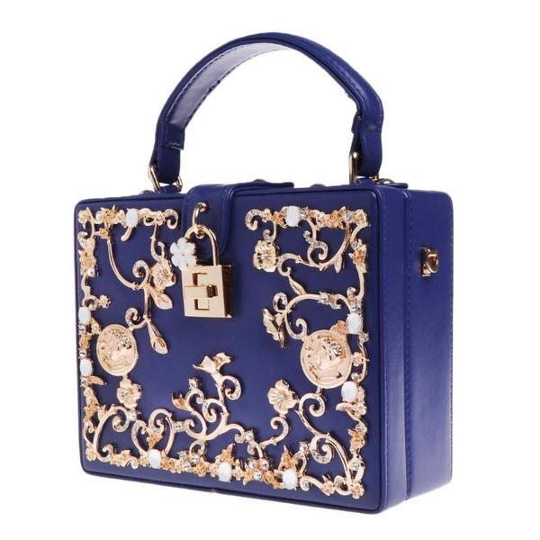 

evening bags k5da fashion women flowers carved hollow lock handbag shoulder bag