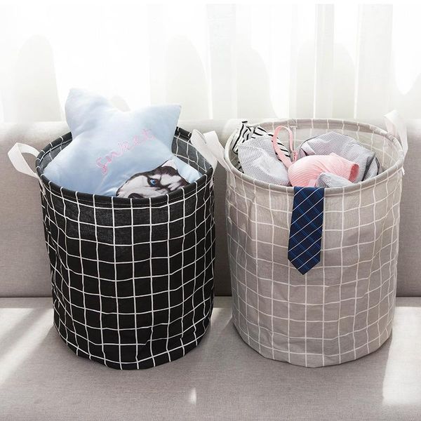 

large waterproof laundry basket gift clothes storage basket home clothes bucket bag children's toys storage laundry