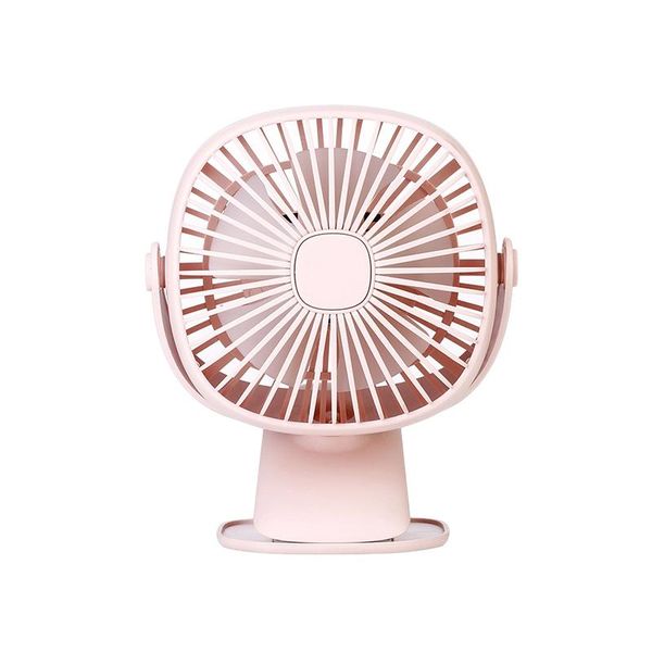 

electric fans pink portable deskoffice fan usb rechargeable air cooling clip desk
