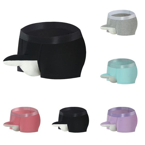 

underpants men boxer briefs solid color convex separation underwear erotic temptation thongs transparent g-strings, Black;white