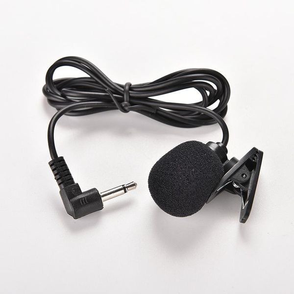 

mini microphone handle 1.5m condenser clip-on lapel recording stereo wired portable for phone lap3.5mm studio microphones