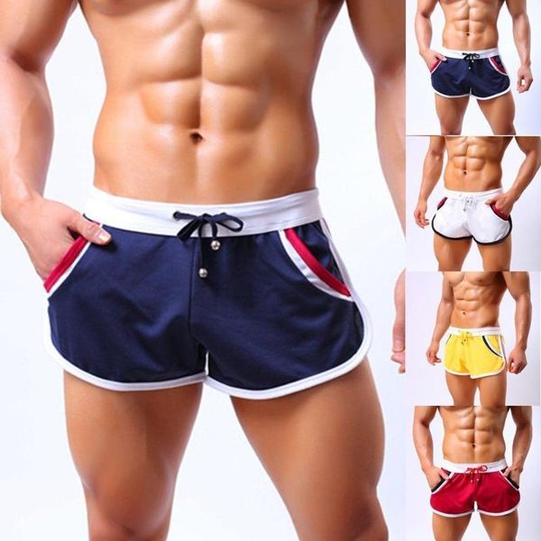 

2021 new style mens fitness shorts summer shorts casual gyms bodybuilding beach breathable short pants sweatpants, White;black