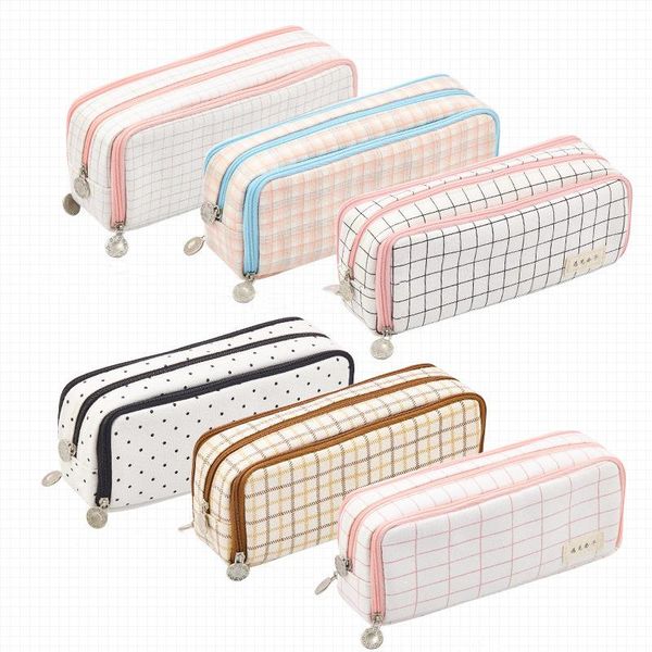 

Pencil Cases High Capacity Box For Middle School Students, Kawaig Sail Bag, Zipper, Multifunctional Pen, Stationery.