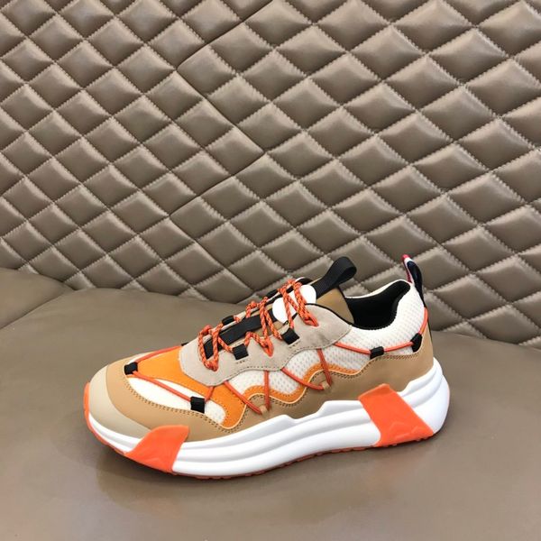 

2021 shoes brand luxury designer fashion gold low cut leather flat men casual sneakers 36-44 c04, Black