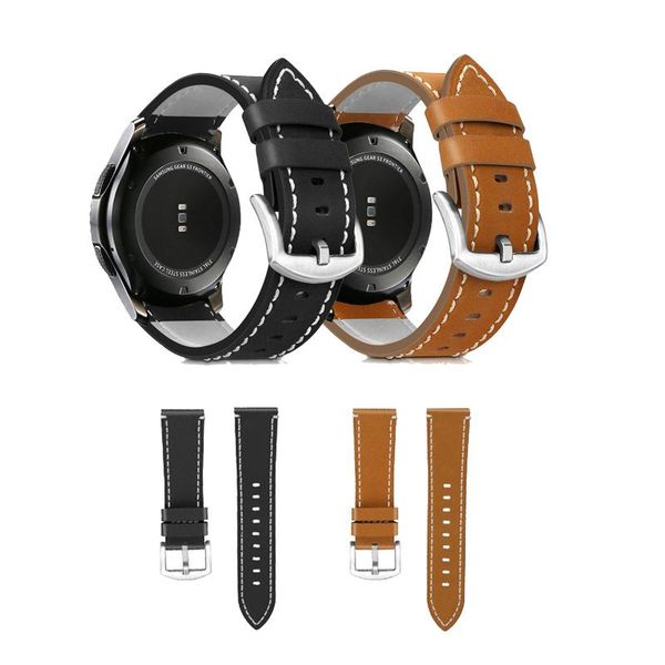 

watch bands correa for samsung active band galaxy 42mm strap 22mm, Black;brown