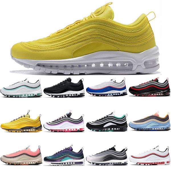 

new classic running shoes mens womens 97 mustard nd space purple neon seoul newspaper nintendo red leopard sliver bullet steelers trainers s