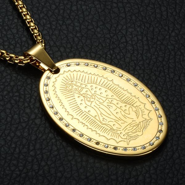 

religious diamond virgin mary dog tag pendant pendant accessories necklace