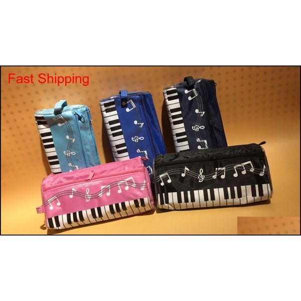 

dhl & sf _express music piano pencil case multi color waterproof cloth keyboard pencil ba jllysx yy_dhhome
