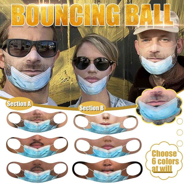 

exprsion mask funny mask dust proof cotton prank printing