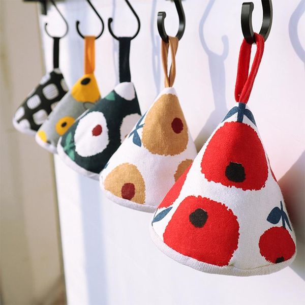 

mats & pads japanese style heat resistant glove kitchen anti-scalding triangle pot handle cap insulation gloves bakeware tool