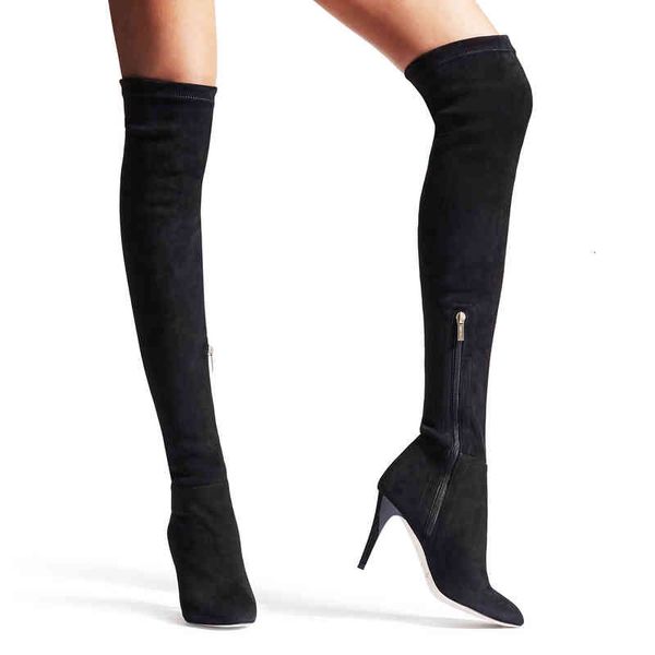 

quality 20s high woman long boots brands shoes \, Black