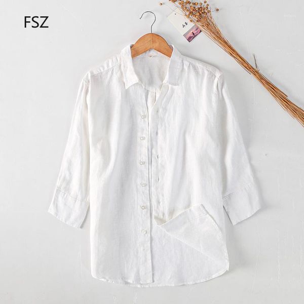 

men's casual shirts men cotton linen hawaiian designer brand slim fit man long sleeve white shirt for clothes spring autumn, White;black