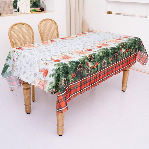 

table cloth christmas-themed decorative tablecloths christmas year party tablecloth home decor kitchen rectangle