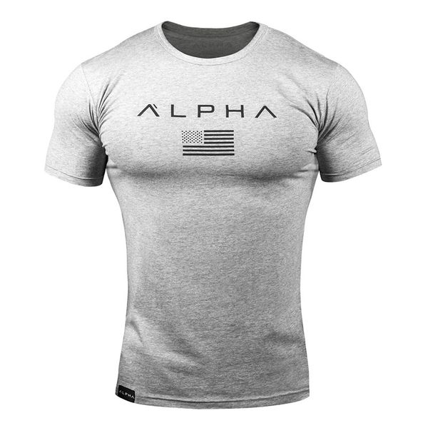 

o-neck cotton t-shirt stadium stringer fashion trend mens body engineers bodybuilding and fitness crime short sleeve t-shirt slim -type, White;black