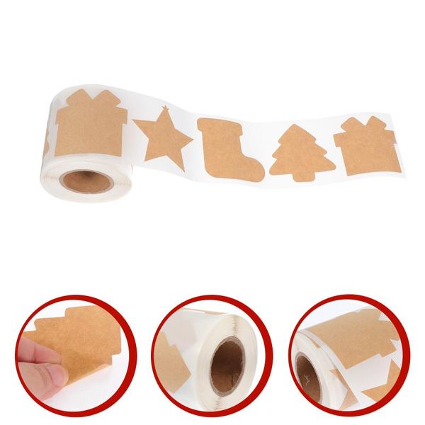 

gift wrap 1 roll christmas style sealing stickers wrapping label decals