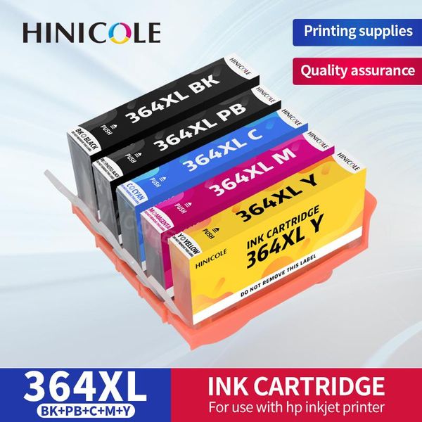 

hinicole printer ink cartridge for 364xl for 364 xl psmart 5510 5515 6510 b010a b109a b209a deskjet 3070a