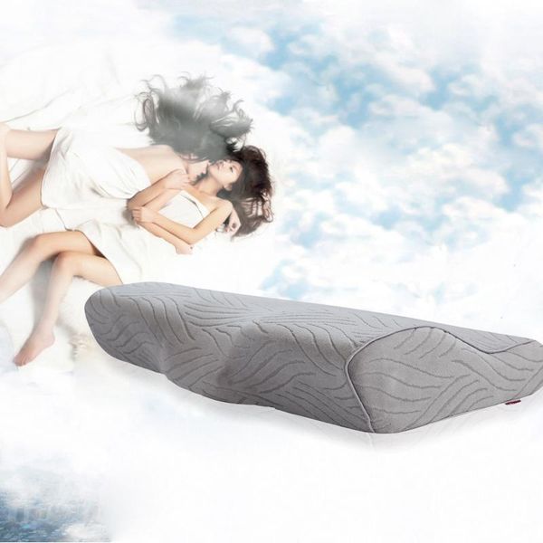 

pillow jbutterfly shaped memory sleep relax the cervical spine slow rebound foam for 33x60cm