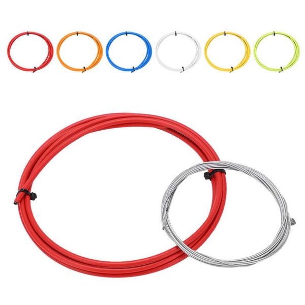 

bike lights bicycle shifting line tube portable rugged durable bright colors brake cable for folding road mountain