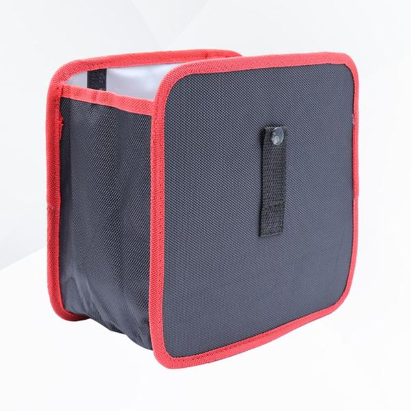 

car organizer garbage bag seat back storage multifunctional debris red