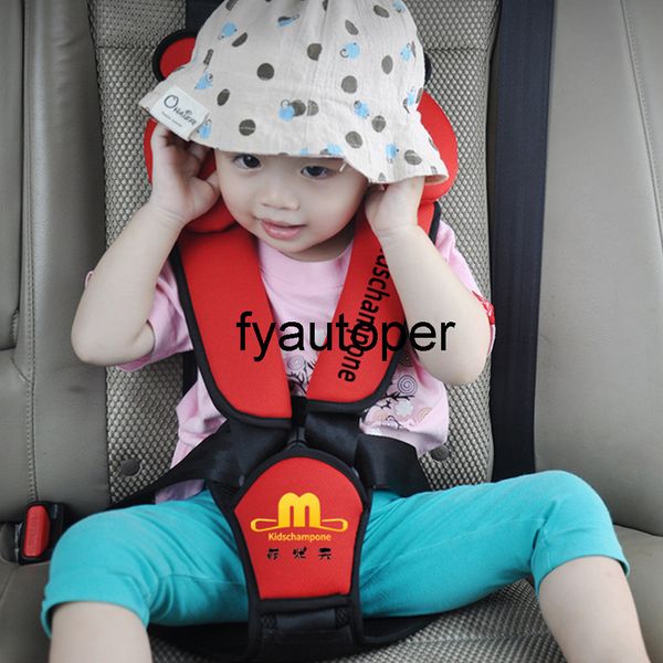 1-12 anos de carro simples carro segurança assento de alta qualidade Ajustável cinta assento do bebê almofada crianças respiráveis ​​assentos confortáveis ​​com cinto