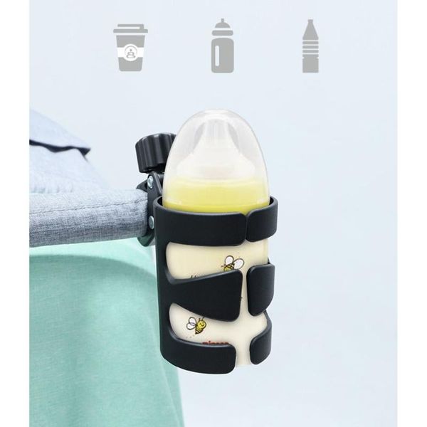 

stroller parts & accessories 1pc baby cup holder universal 360 rotatable drink bottle rack for pram pushchair wheelchair