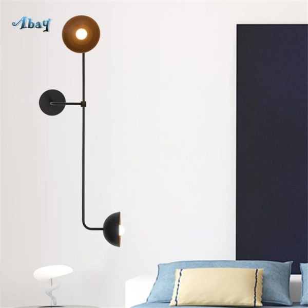 

wall lamp american minimalist metal lamps for corridor restaurant dining room novel living decoration bar led sconce lights