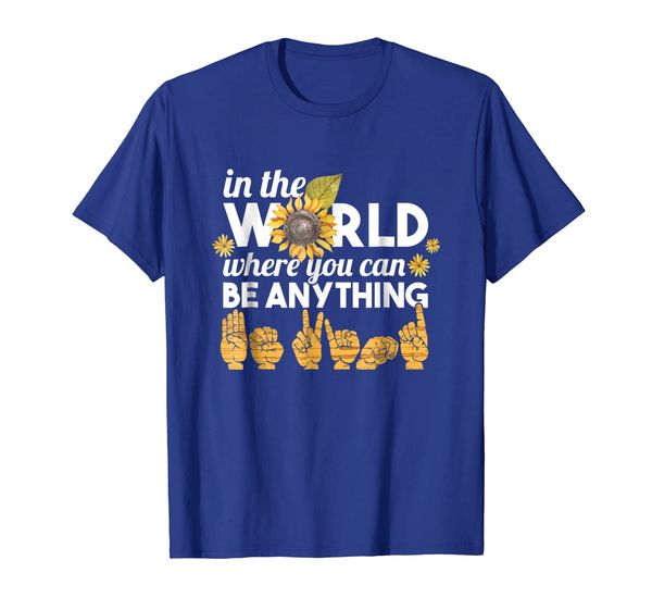 

in the world where you can be anything be kind t-shirt, White;black