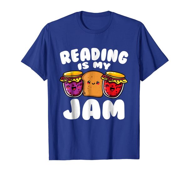 

reading is my jam peanut butter jelly funny foodie t-shirt, White;black