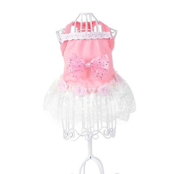 

dog apparel xs/s/m/l/xl cat bow tutu dress lace skirt pet puppy princess costume clothes 23% #01