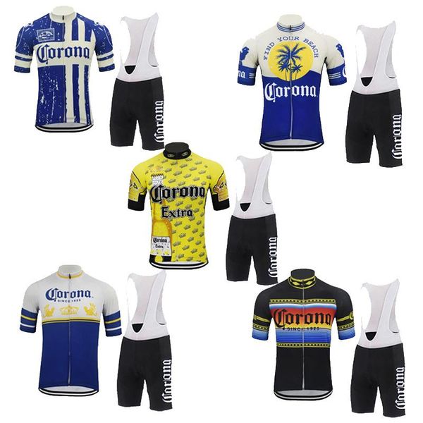 

racing sets summer men's beer cycling jersey set short sleeve mtb bicycle bike road riding clothing bib shorts, Black;blue