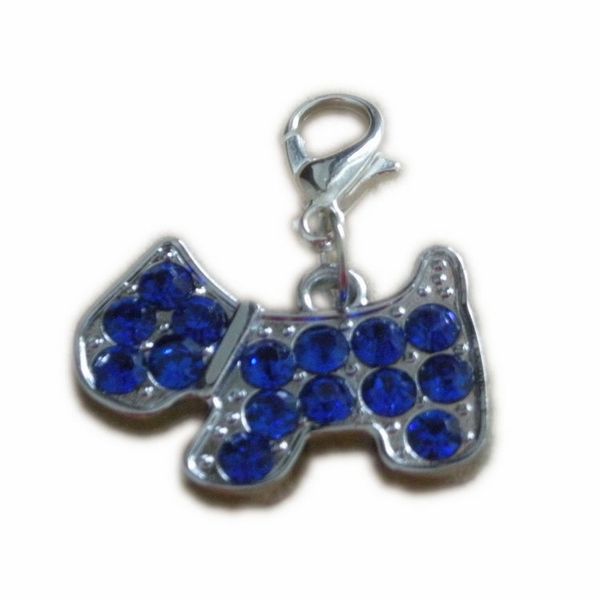 

pet diamond pendant necklace stainless steel alloy dog tag pendant