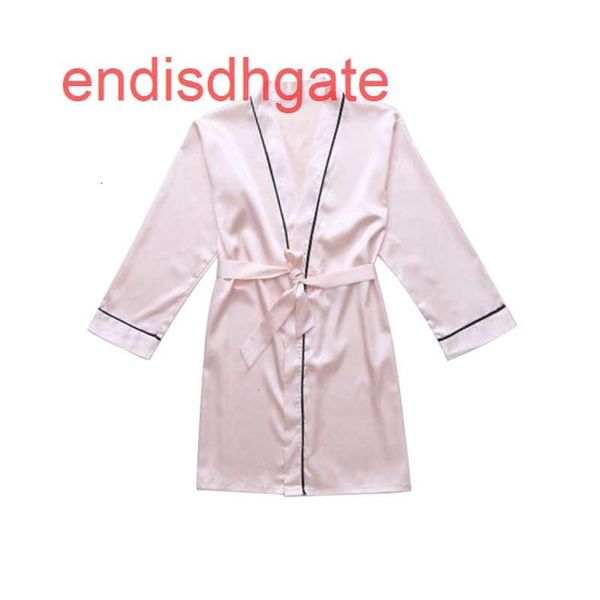 

factory7vtywomen's autumn ice silk suspender with pajamas 3 / 4 sleeve nightdress large size can wear thin nightgown, Black;white