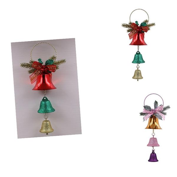 

christmas decorations bell pendant creative craft gift xmas clock pendants iron bells decoration for tree props
