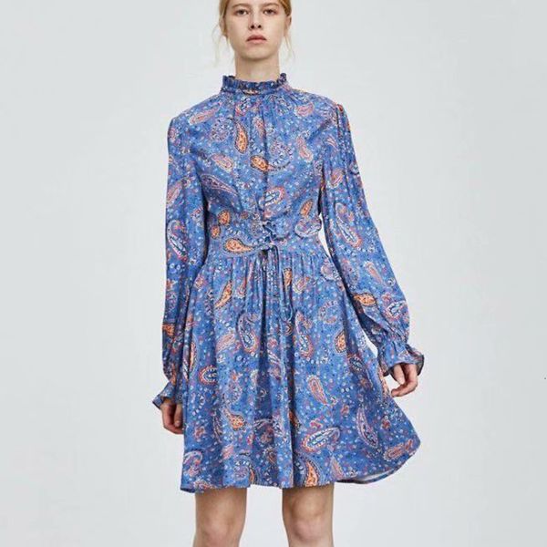 

2021 new spring autumn women vintage lotus leaf collar fashion ladies loog sleeves elegant girls causal outfits lffp, Black;gray