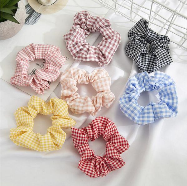 

popular multicolor high-elastic style hair ring hair accessories rubber band head rope belt headwear for for ladies luxury design, Pink