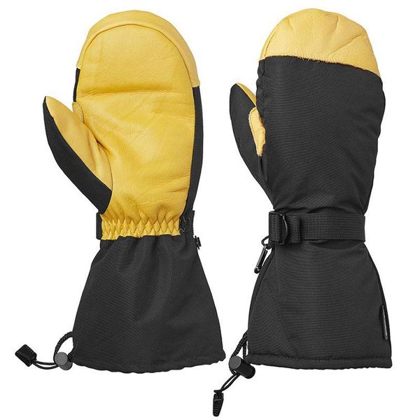 

ski gloves men women cowhide winter motorcycle riding mountain bike cycling windproof waterproof sports mittens