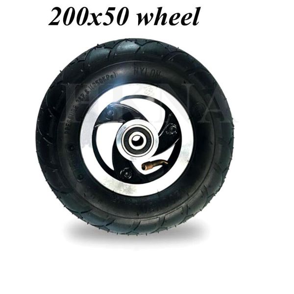 

motorcycle wheels & tires 200x50 front wheel for electric scooter razor e100 e150 e200 espark crazy cart scooters 8x2 parts