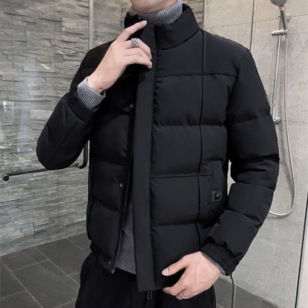 

2021 new cotton-padded jacket men in winter mens clothing 8899 y1112, Black