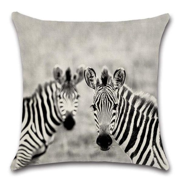 

zebra african animal cushion cover party decor car chair shop seat home sofa decoration kids friend gift present pillowcase