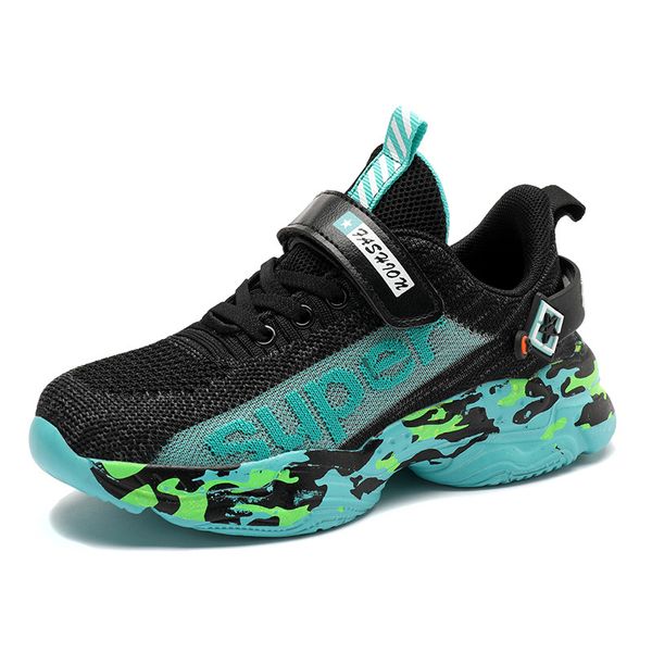 

sneakers kids sport for boys running casual light children boy sports shoes autumn chaussure enfant 1982, Black