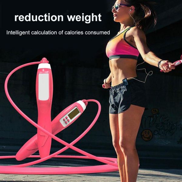 

electronic counting aerobic workout exercise lose weight jump skipping rope