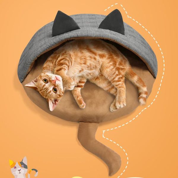 

new cute portable cat house easy wash beds sleeping bags small medium puppies animal pet dog sofa mats cushion nest chihuahua