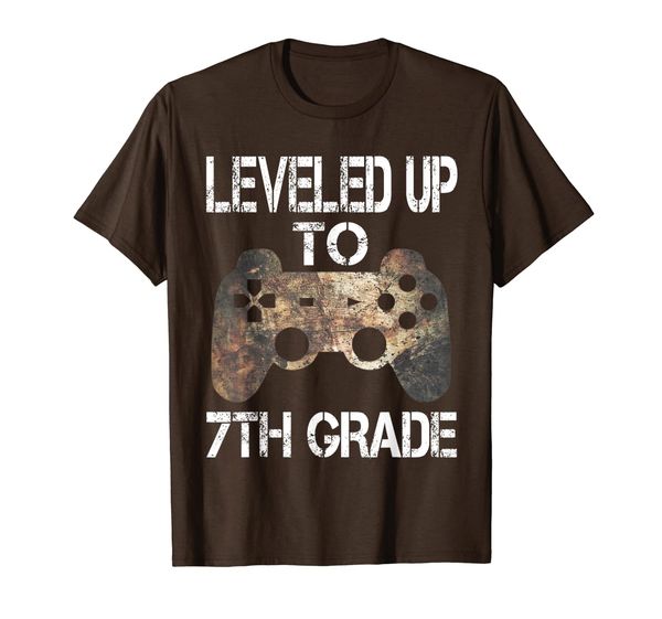 

Leveled Up To 7th Grade Gamer Back To School First Day Boys T-Shirt, Mainly pictures