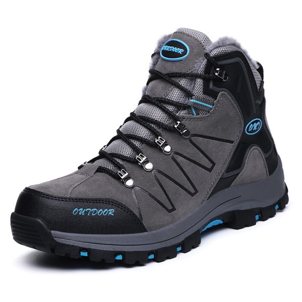

2019 winter men boots fashion ankle boots winter sneakers man work shoes male footwear waterproof outdoor men shoes plus 39-45