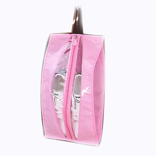 

hanging baskets foldable polyester shoe storage bag ladies men's dust cover travel beam shoes super durable
