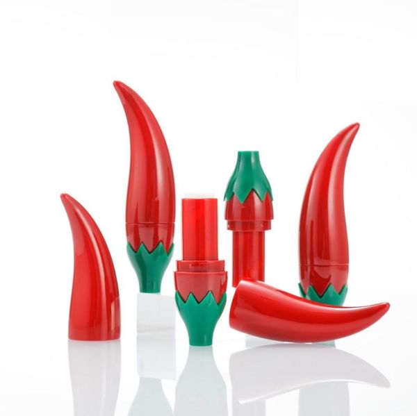 

10/30/50pcs red chili empty lipstick tube 12.1mm lip container lipstick shell packaging makeup cosmetics refillable diy