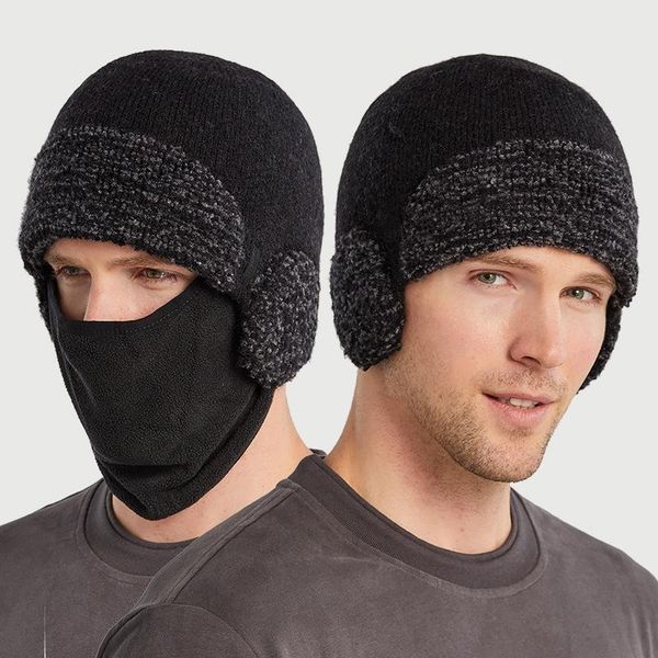 

cycling caps & masks autumn, Black