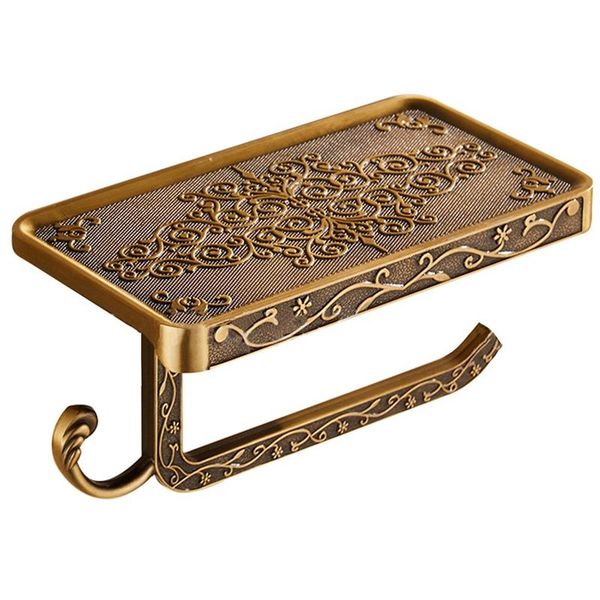 

toilet paper holders bathroom hardware set white mobile phone holder space aluminum antique roll with shelf
